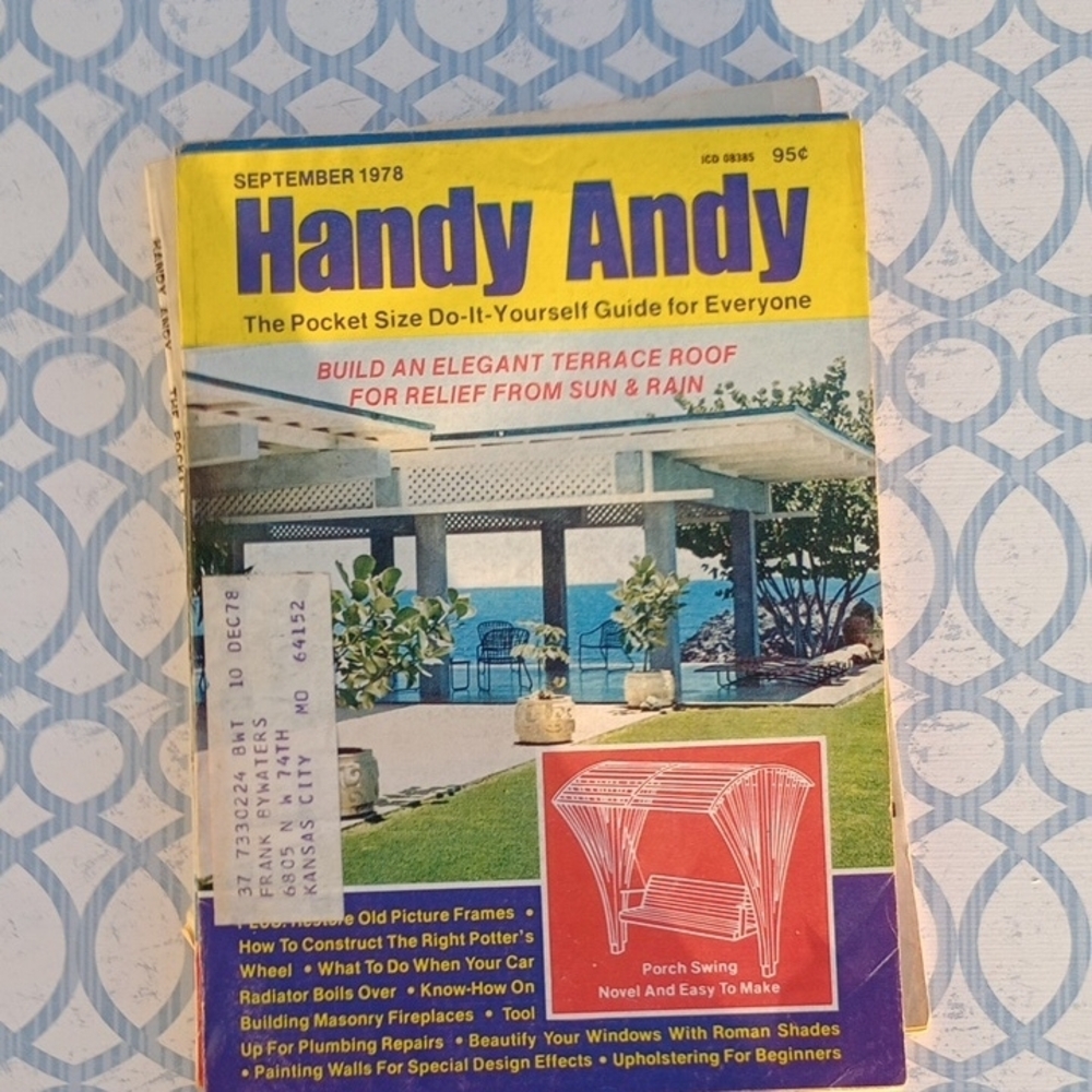 📚Vintage DIY Magazine Lot – 1978 Handy Andy + Masonry & Concrete Guide - Picture 7 of 12